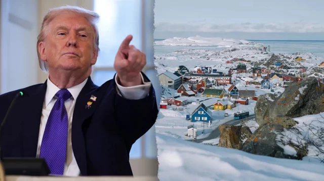 Donald Trump reacts to Greenland choosing Denmark amid rising geopolitical tension in the Arctic region.