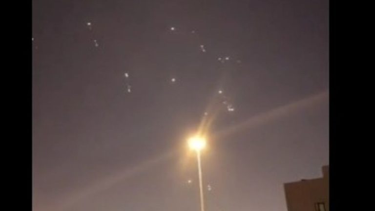 Iran missile and drone attack claim targeting US military bases in the Middle East.